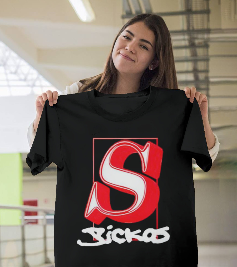 Sickos Serif Red S T-Shirt