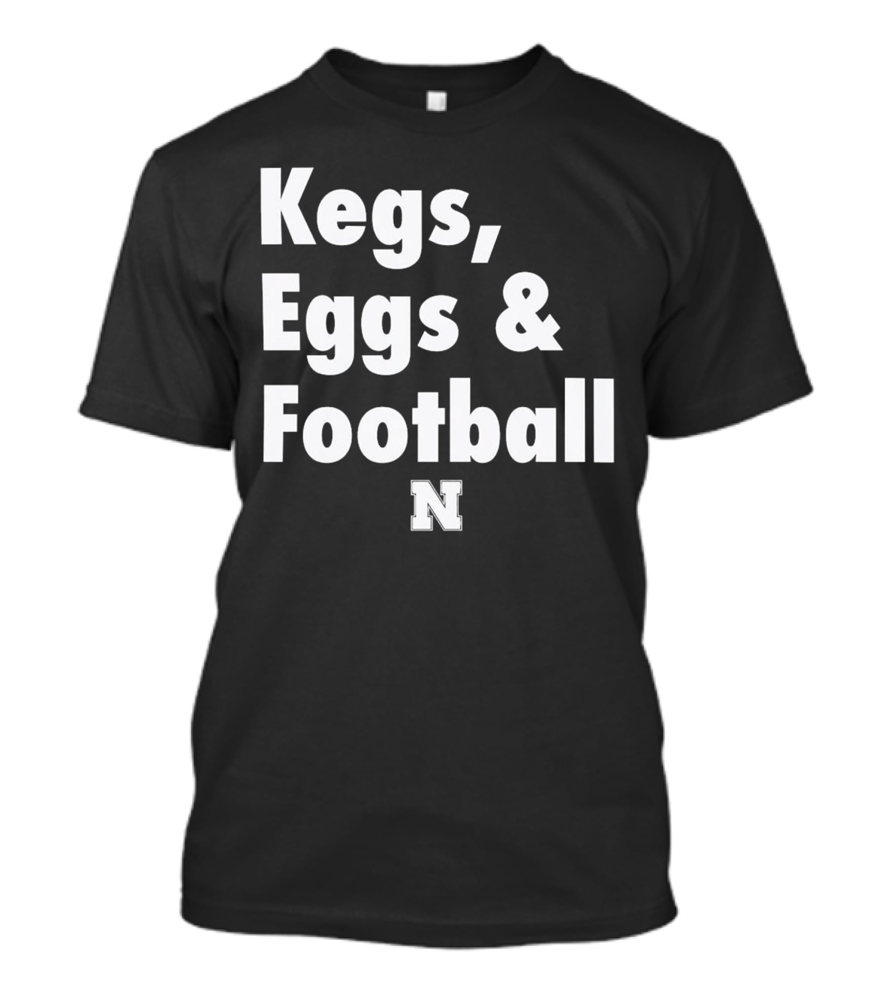 Nebraska Huskers Kegs Eggs And Football N T-Shirt