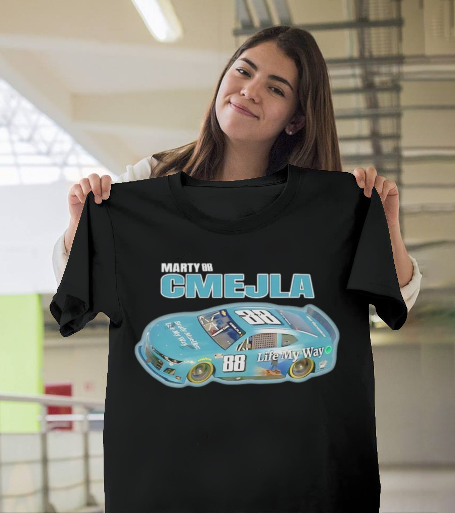 Marty Cmejla 88 Chevrolet Life My Way Racing Brady Mueller T-Shirt