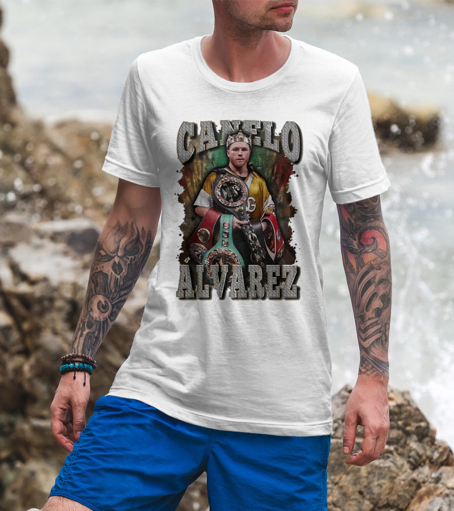 Canelo Alvarez Champion Boxing Titles Crown T-Shirt