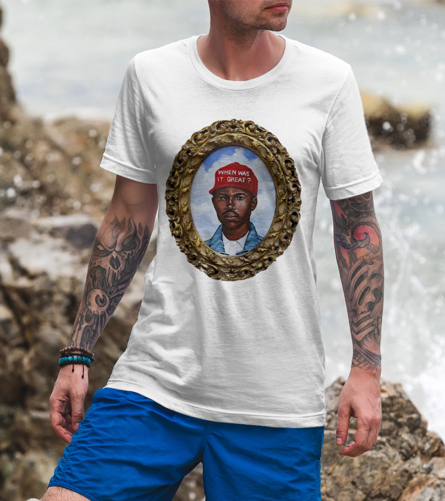 When Was It Great Red Cap Oval T-Shirt