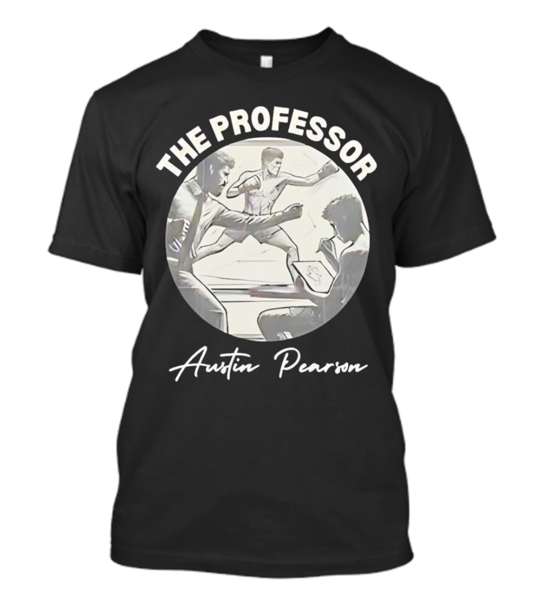 The Professor Austin Pearson Boxing Sketch T-Shirt