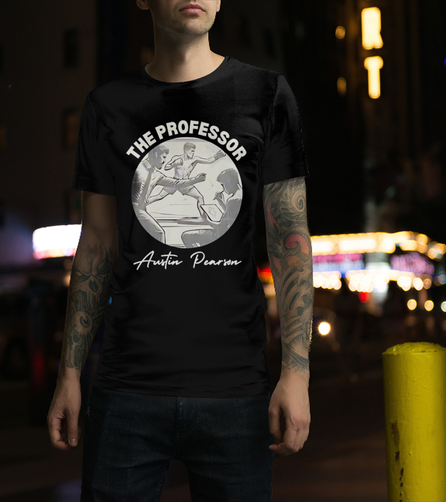 The Professor Austin Pearson Boxing Sketch T-Shirt