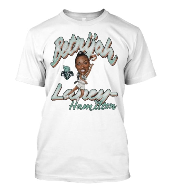 Betnijah Laney-Hamilton New York Liberty Basketball Caricature T-Shirt