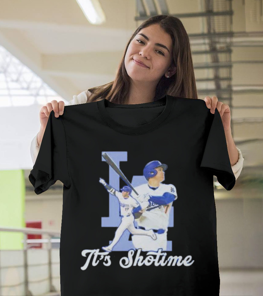 It's Shotime LA Shohei Ohtani Los Angeles Dodgers Baseball Player T-Shirt