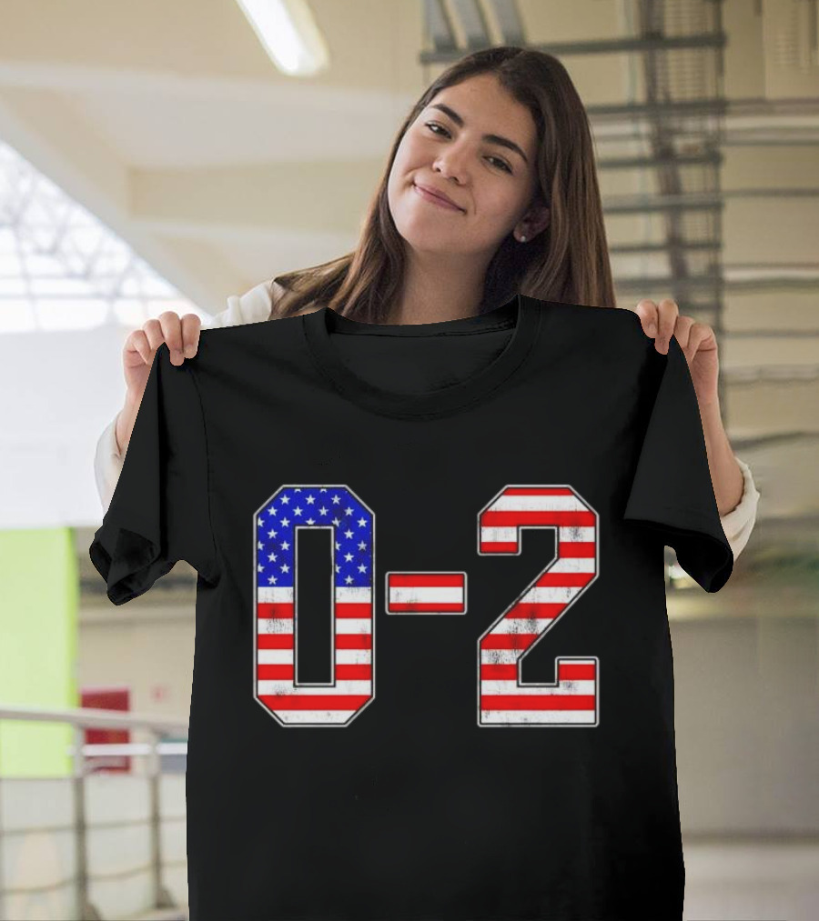 Trump 2024 Shot 0-2 Survivor US Flag T-Shirt