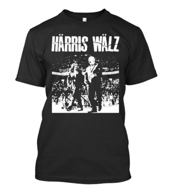 Härris Wälz Black And White Concert Scene T-Shirt