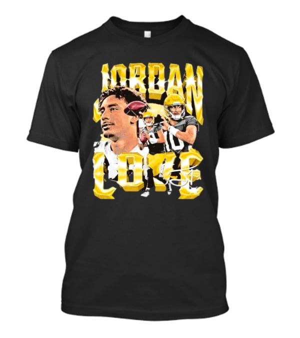 Jordan Love Green Bay Packers Vintage Signature Image T-Shirt