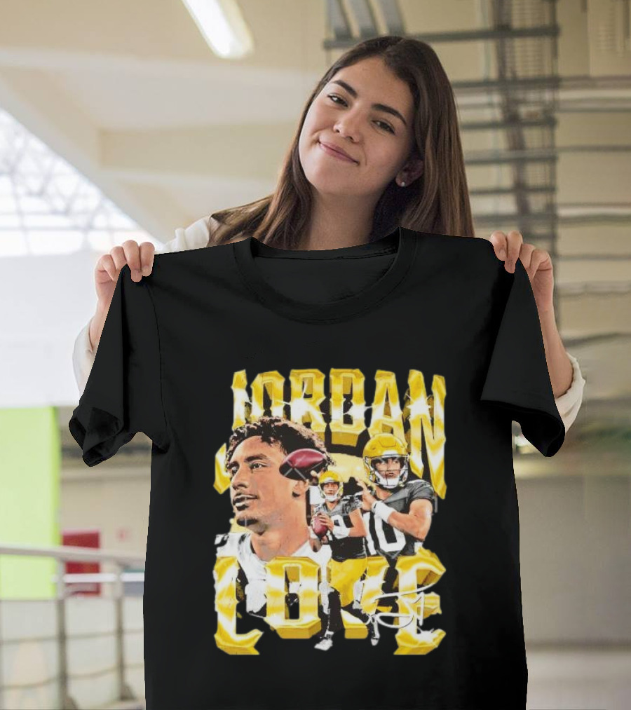 Jordan Love Green Bay Packers Vintage Signature Image T-Shirt