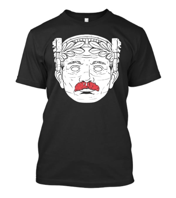 Guardian Maxilarino Mustache Roman Bust T-Shirt