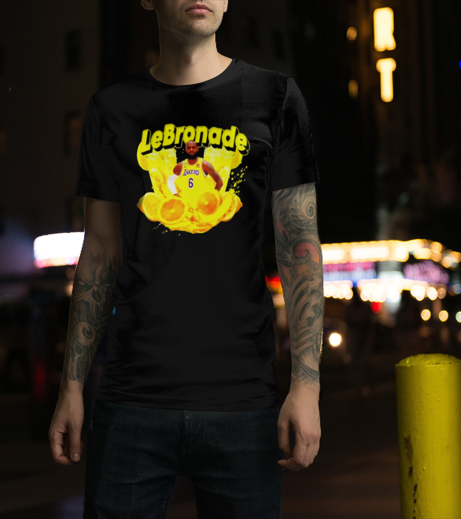 LeBronade LeBron James Los Angeles Lakers 6 Lemon Explosion T-Shirt