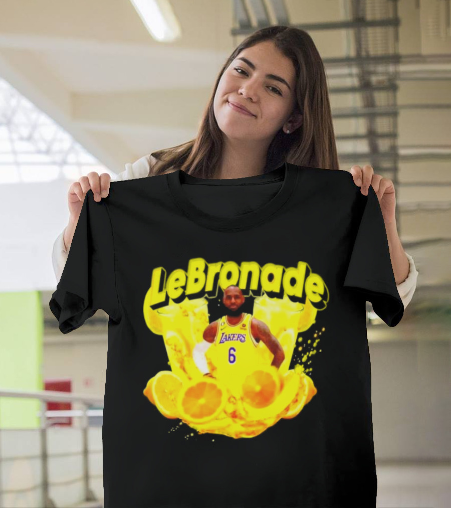 LeBronade LeBron James Los Angeles Lakers 6 Lemon Explosion T-Shirt