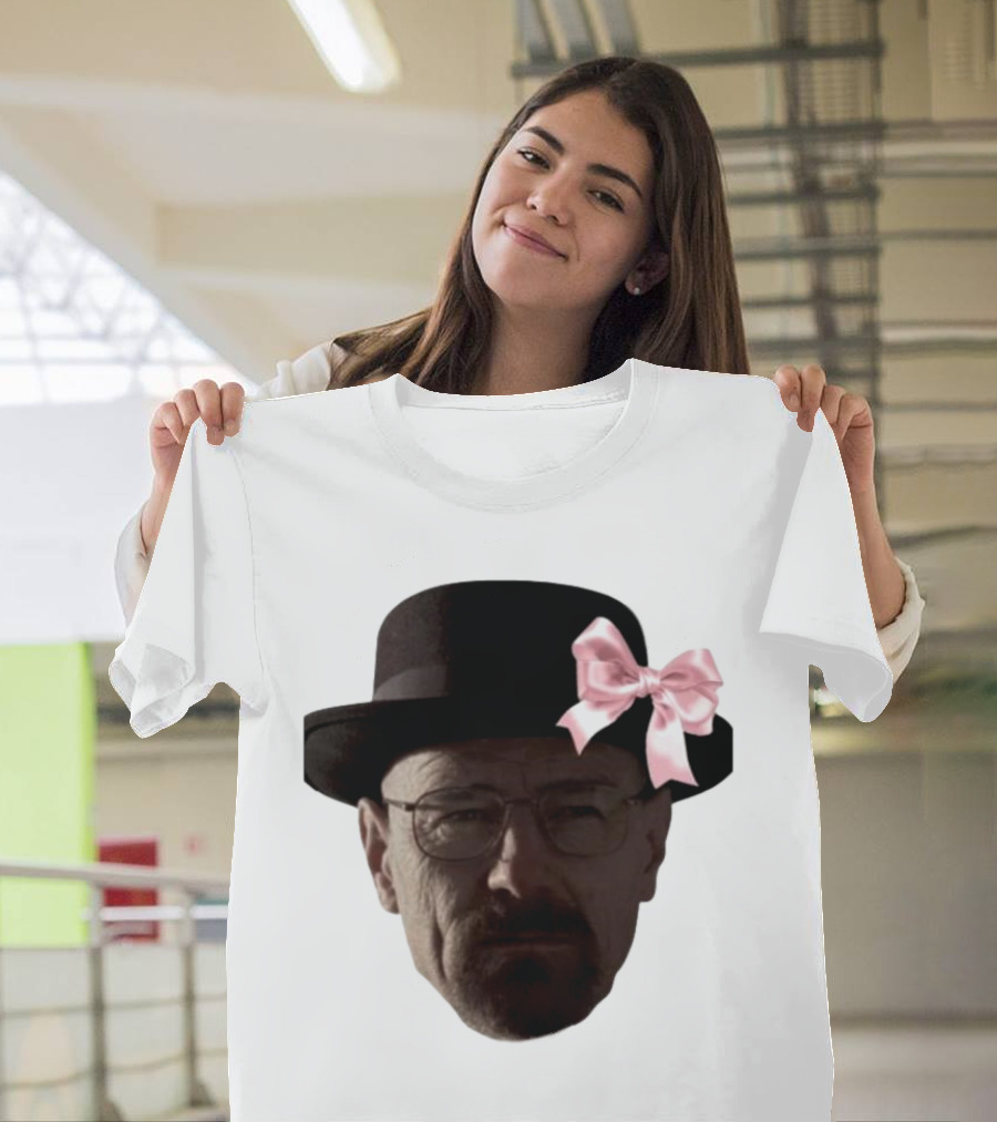 Pink Bow Walter White Heisenberg Breaking Bad T-Shirt