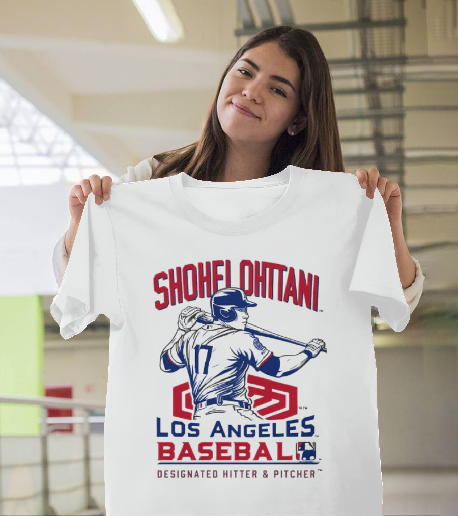 Shohei Ohtani Los Angeles Baseball Designated Hitter And Pitcher T-Shirt