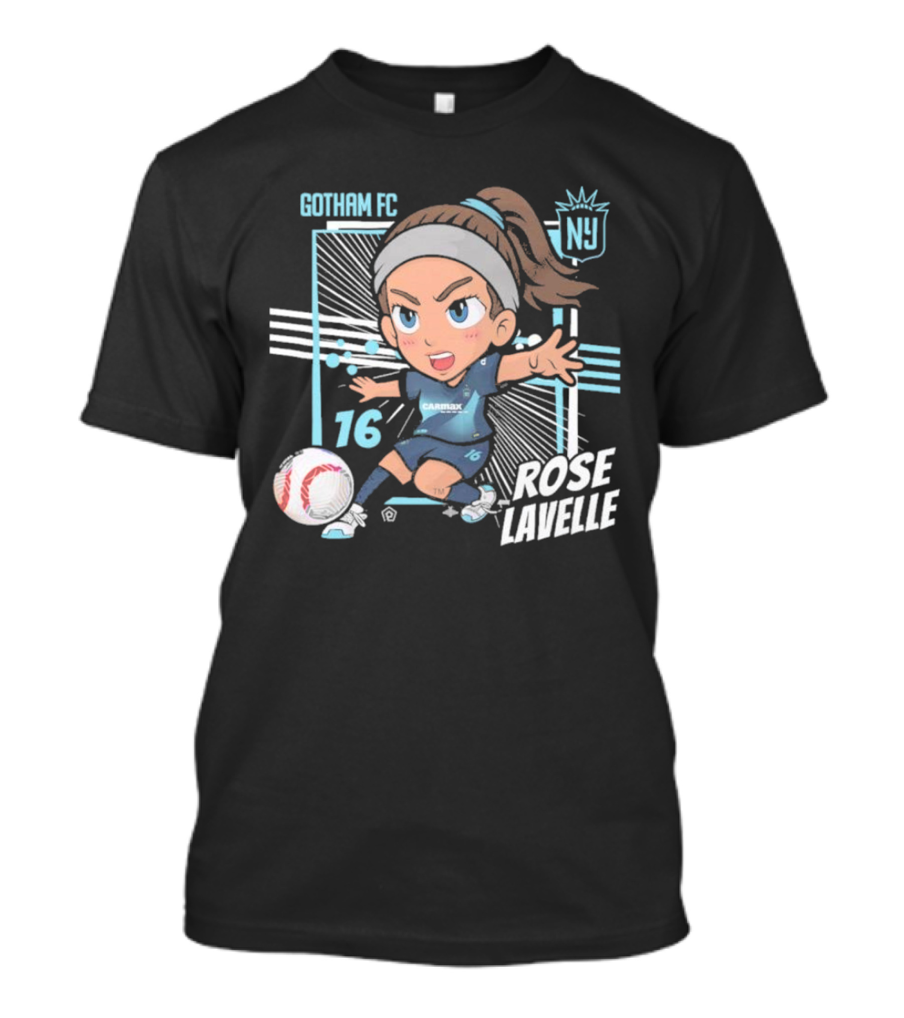 Gotham FC NY Rose Lavelle Chibi 16 T-Shirt