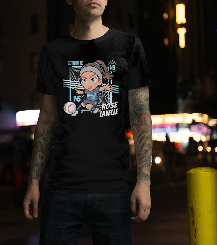 Gotham FC NY Rose Lavelle Chibi 16 T-Shirt