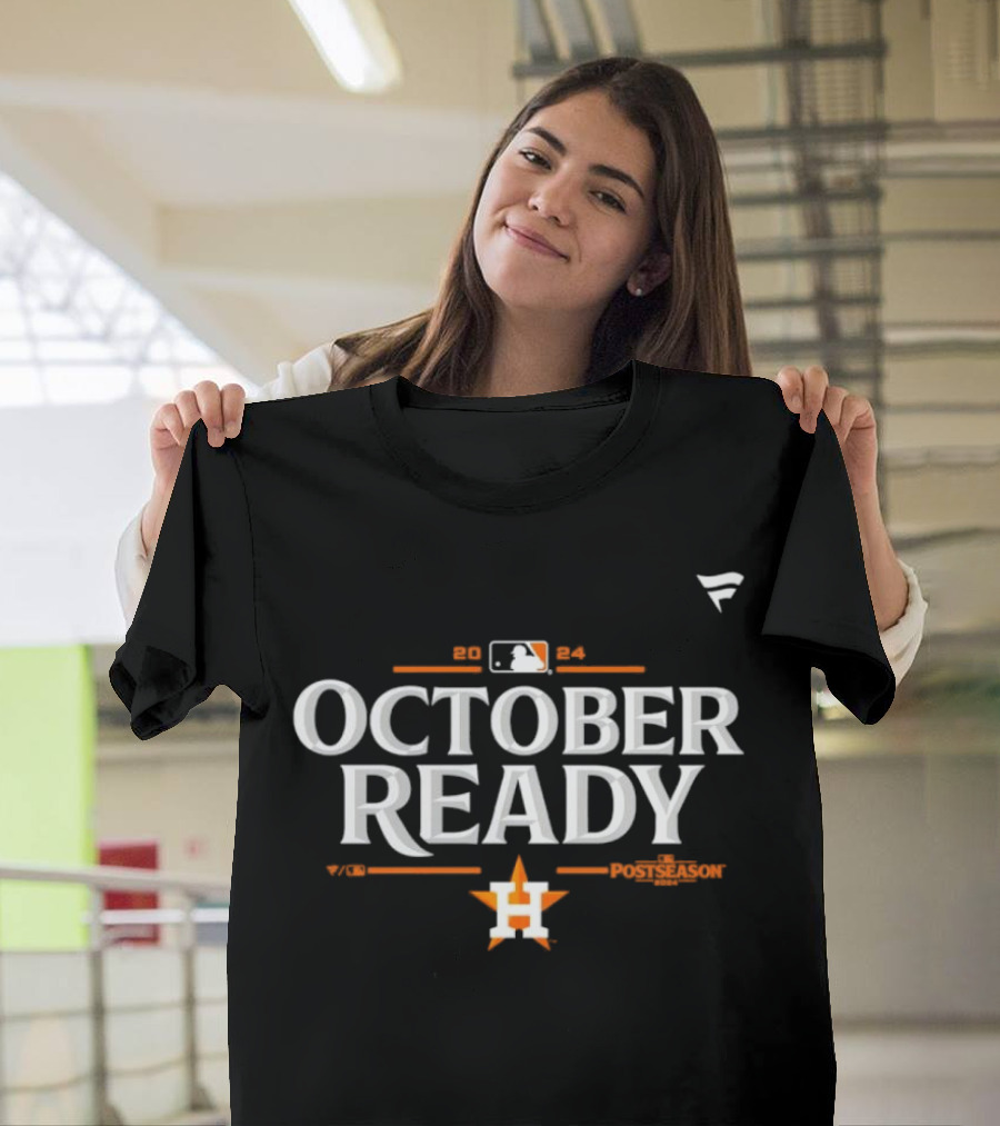 Houston Astros October Ready 2024 MLB Postseason T-Shirt