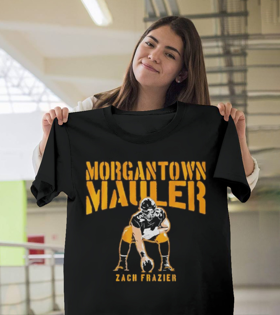 Morgantown Mauler Zach Frazier Steelers Football Player T-Shirt