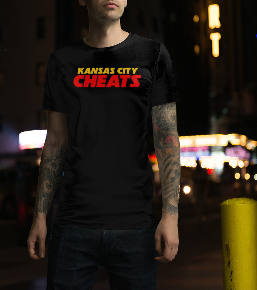 Kansas City Cheats Chiefs Parody Fan T-Shirt