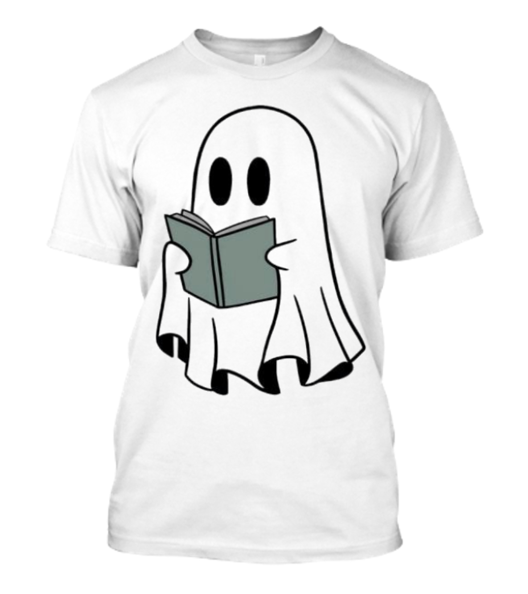Fantôme Ghost Reading Book T-Shirt