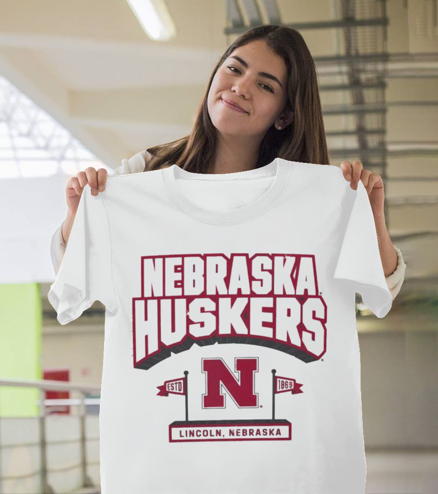 Nebraska Huskers Lincoln Nebraska Estd 1869 N T-Shirt
