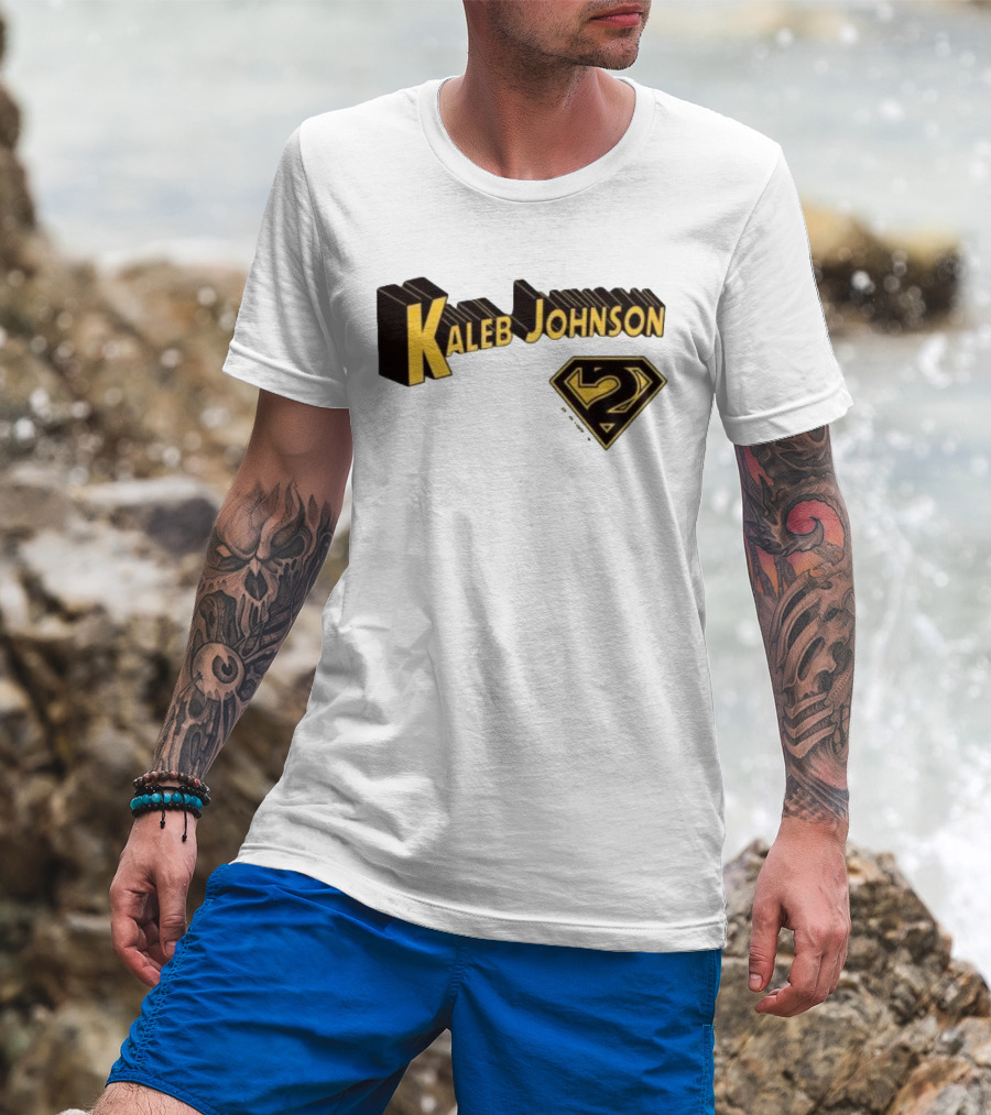 Kaleb Johnson Superman Style Logo Retro T-Shirt