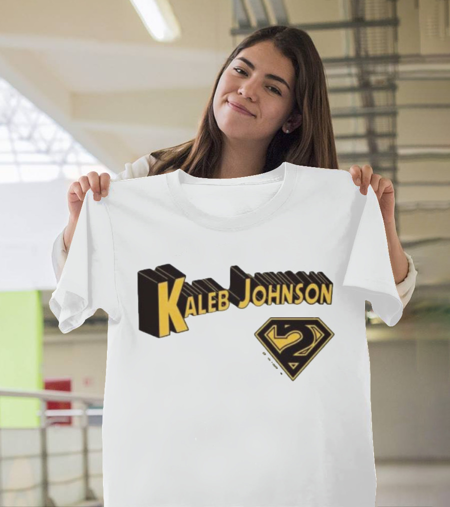 Kaleb Johnson Superman Style Logo Retro T-Shirt
