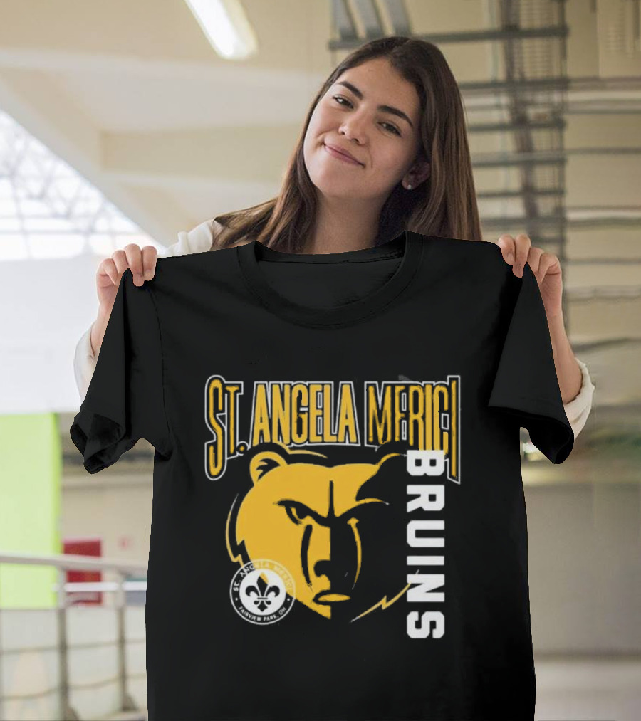 St. Angela Merici Bruins Bear Logo Normandy Park Ohio T-Shirt