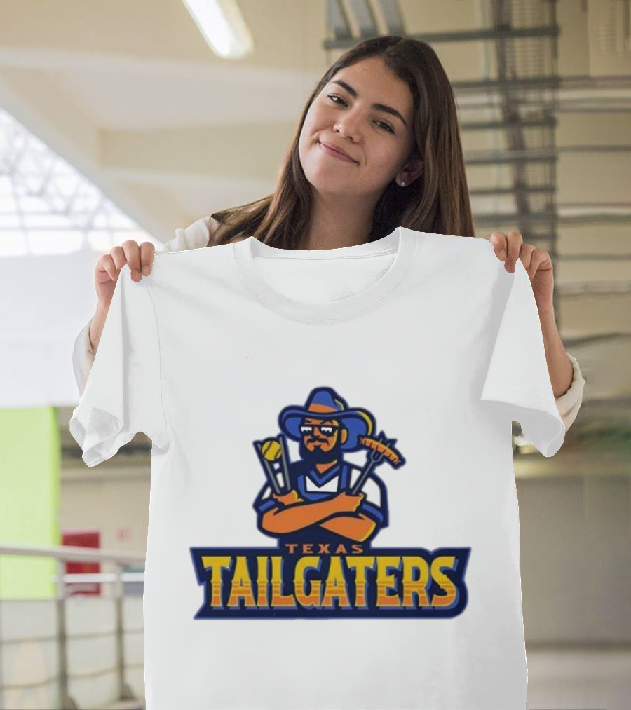 Texas Tailgaters Cowboy Grilling and Chilling T-Shirt