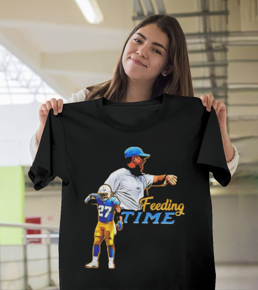 Feeding Time 27 Football Player T-Shirt