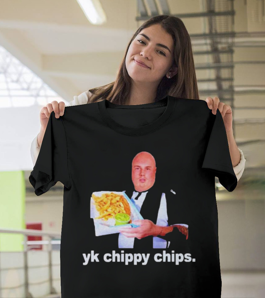Cole Palmer YK Chippy Chips Dude Holding Fries T-Shirt