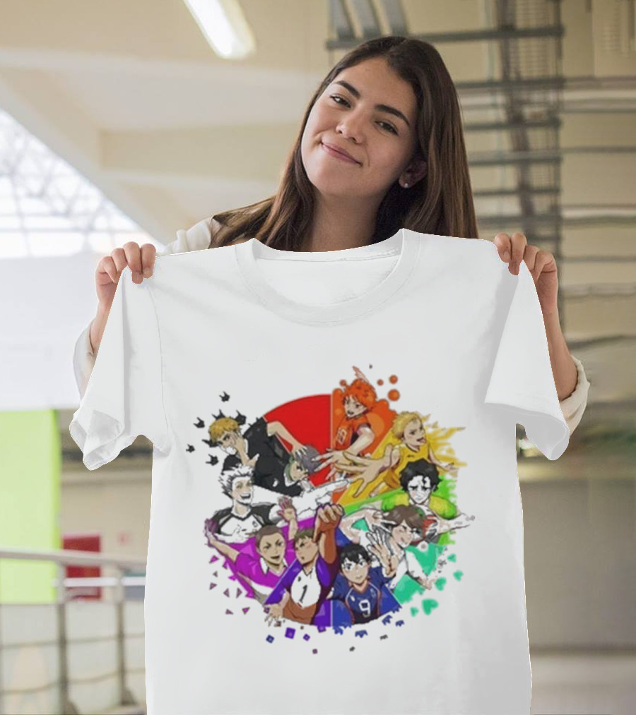 Haikyuu Happy Birthday to the Miya Twins Volleyball Team T-Shirt