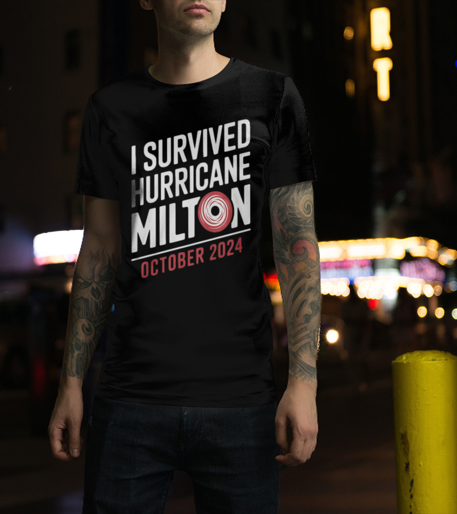 I Survived Hurricane Milton October T-Shirt
