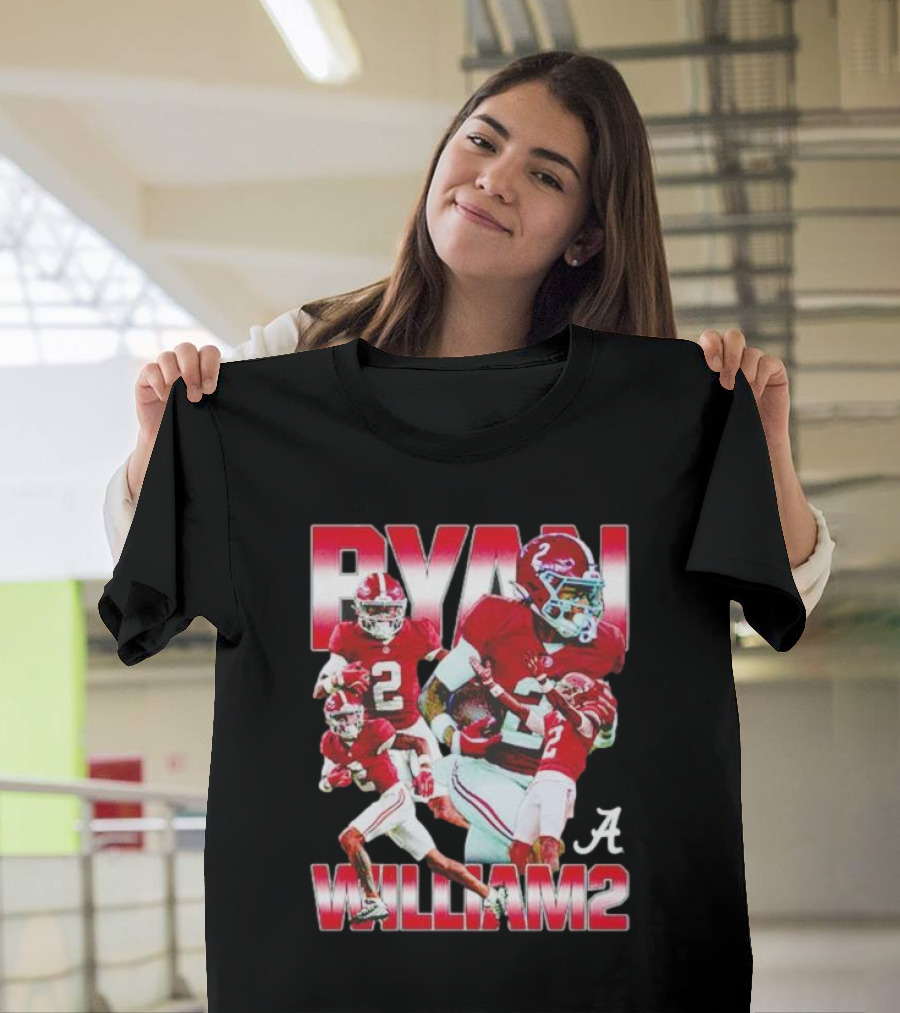 Ryan Williams Alabama Crimson Tide Football Collage T-Shirt