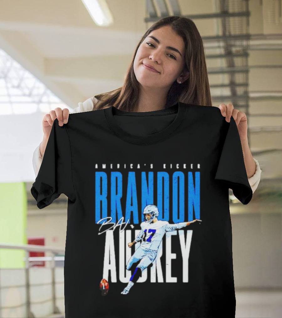 America's Kicker Brandon Aubrey Dallas Cowboys Signature T-Shirt