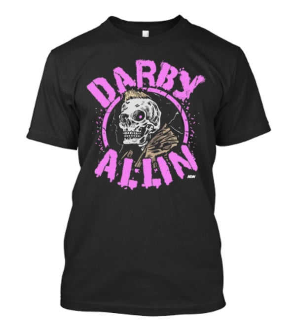Darby Allin Aew Skull Punk T-Shirt