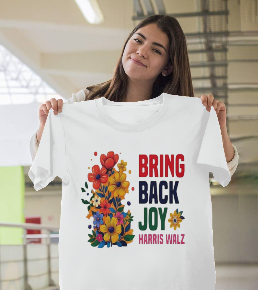Bring Back Joy Harris Walz Floral T-Shirt