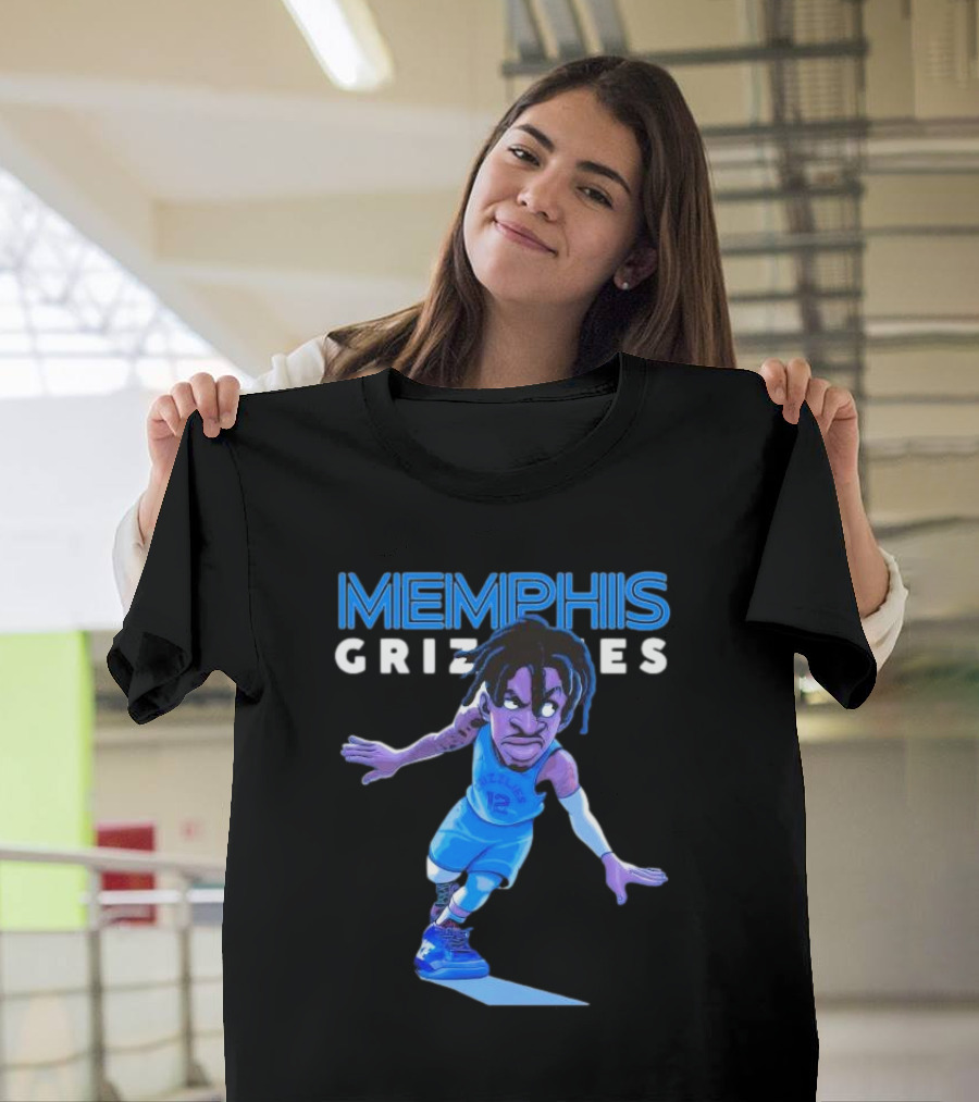 Memphis Grizzlies Ja Morant Cartoon Caricature T-Shirt