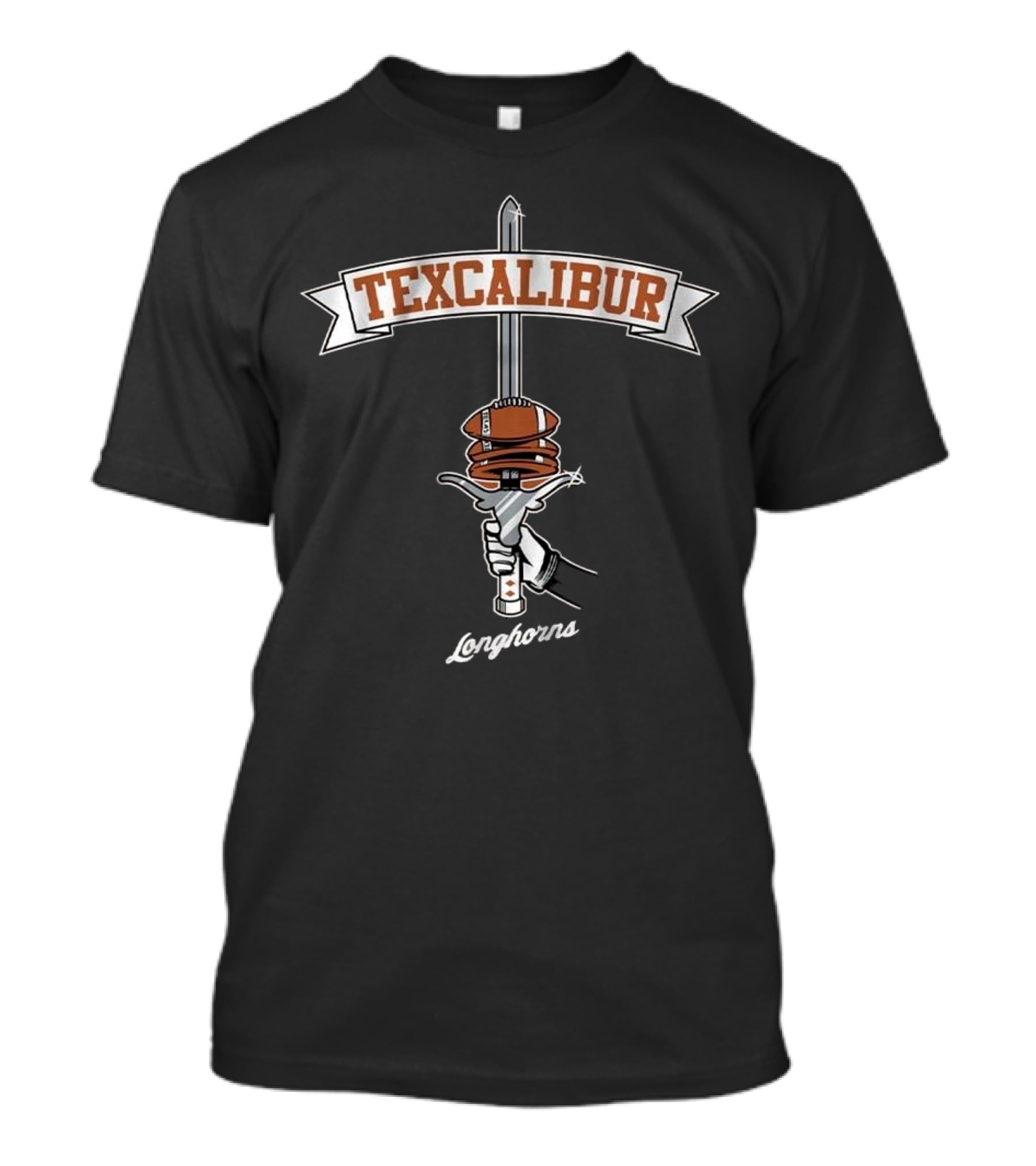 Texcalibur Longhorns Football Sword T-Shirt