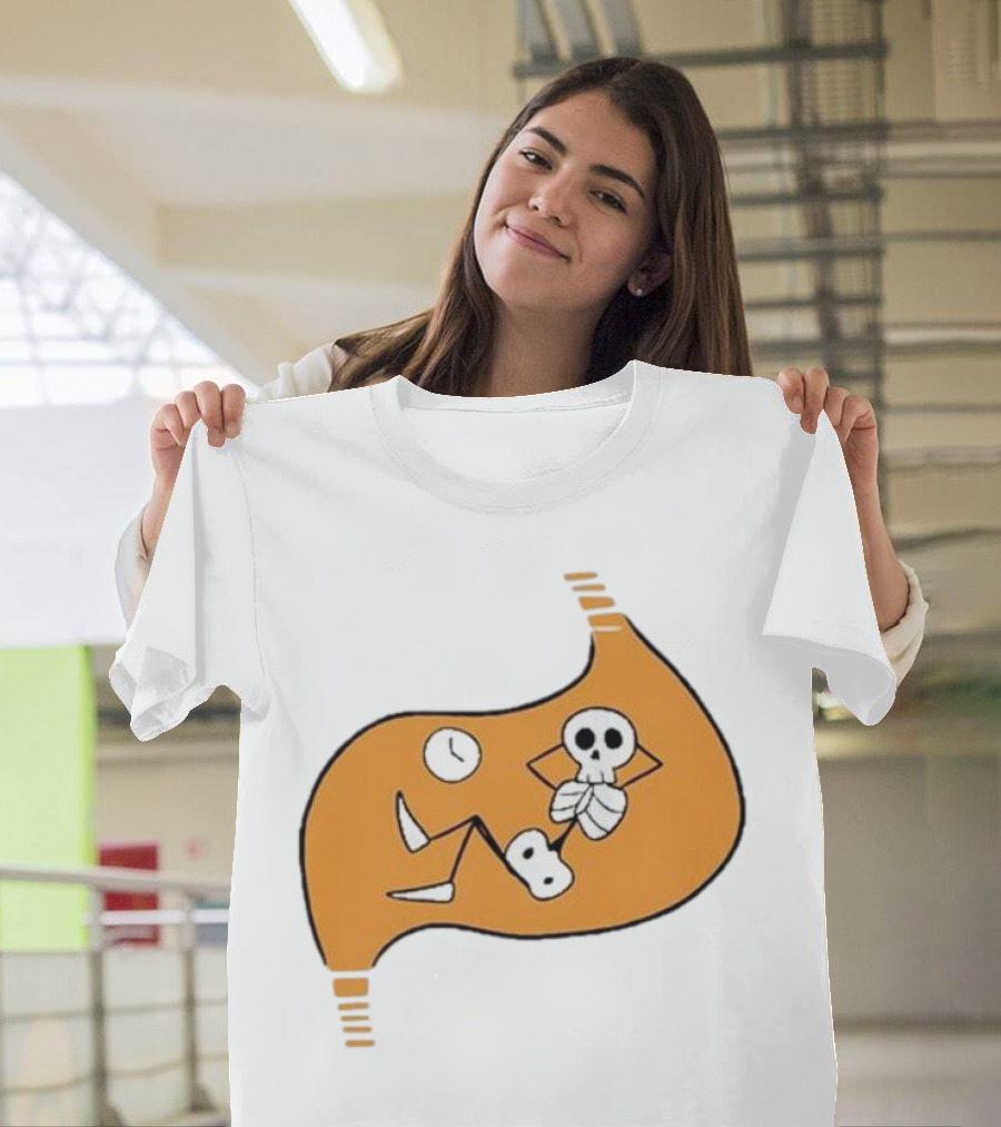 Delicious In Dungeon Meshi Laios Touden Skeleton Relaxing Inside Stomach T-Shirt