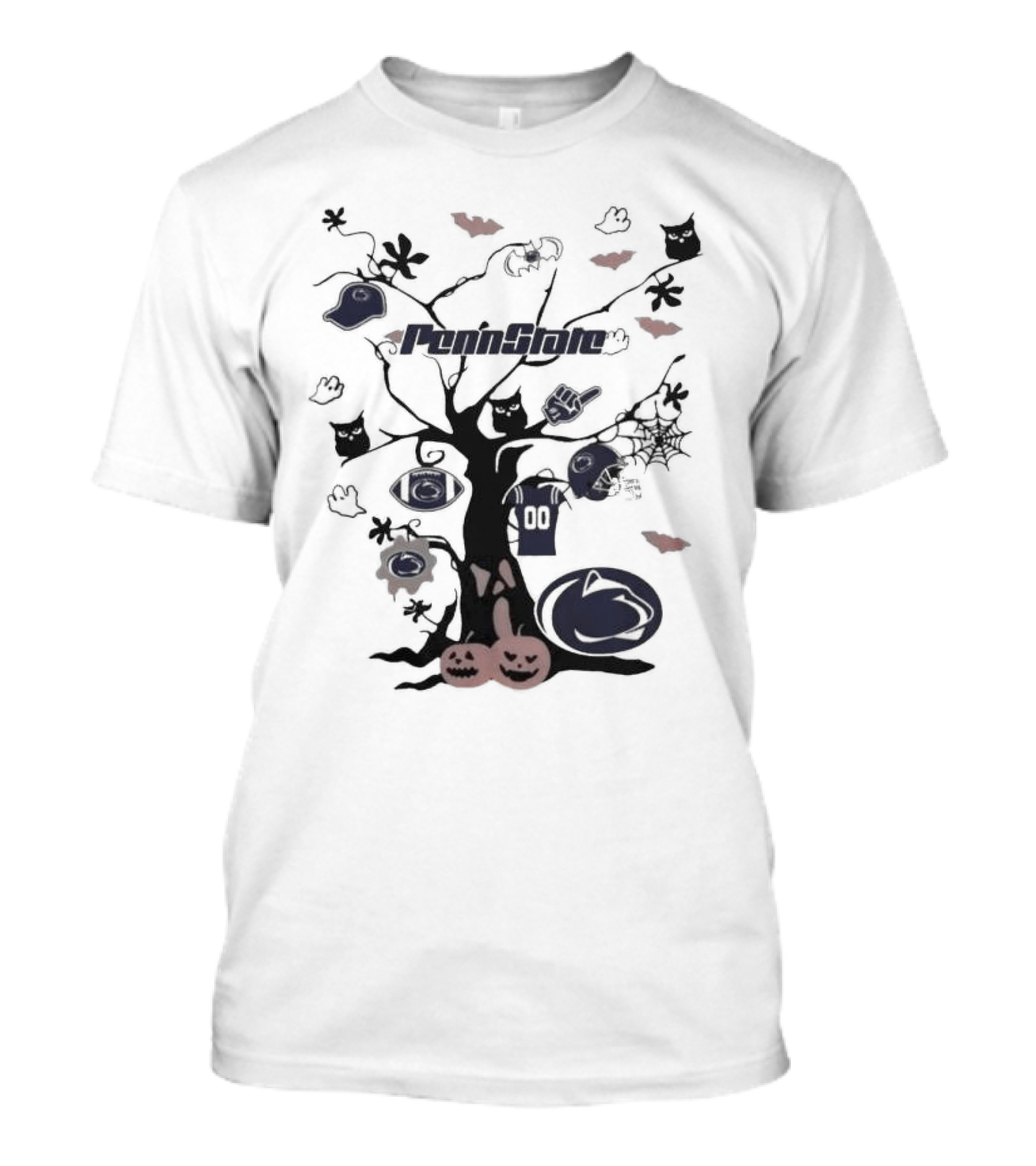 Penn State Nittany Lions Halloween Tree 2024 NCAA Team T-Shirt