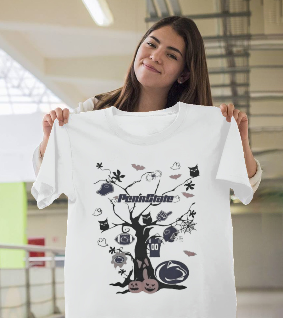 Penn State Nittany Lions Halloween Tree 2024 NCAA Team T-Shirt
