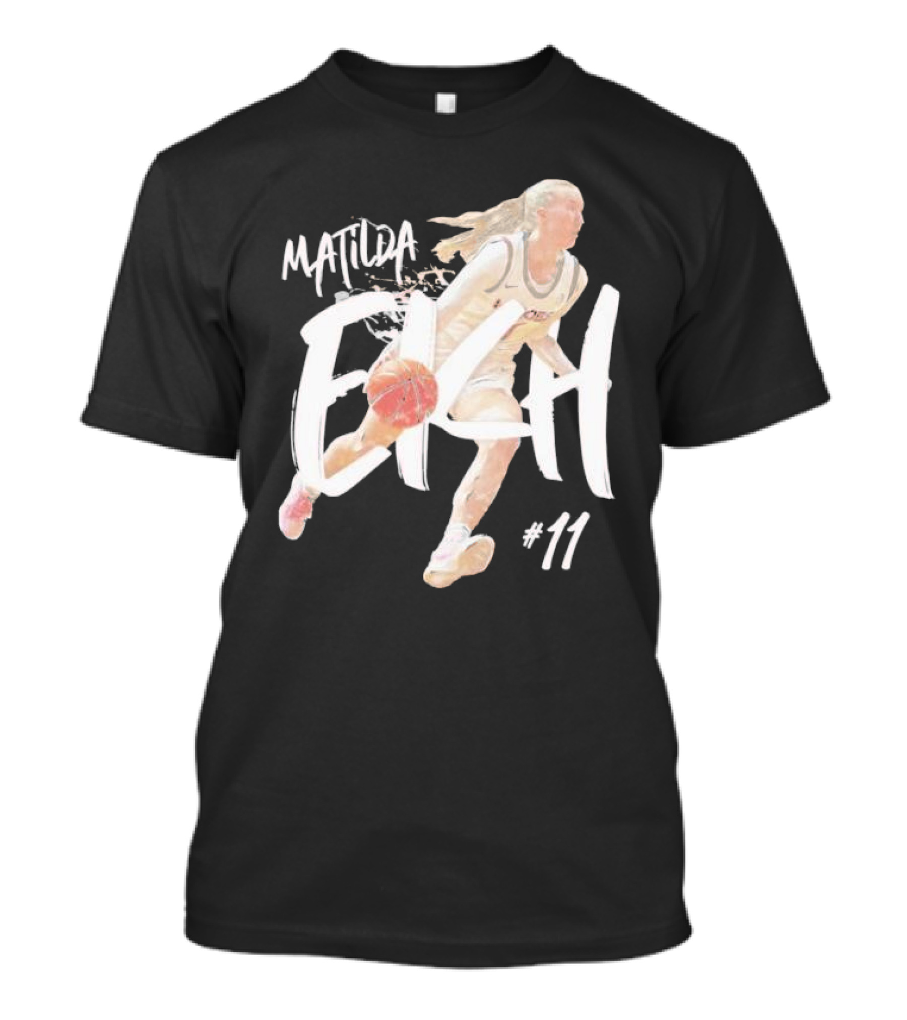Matilda Ekh #11 Virginia Tech Hokies Basketball Player T-Shirt