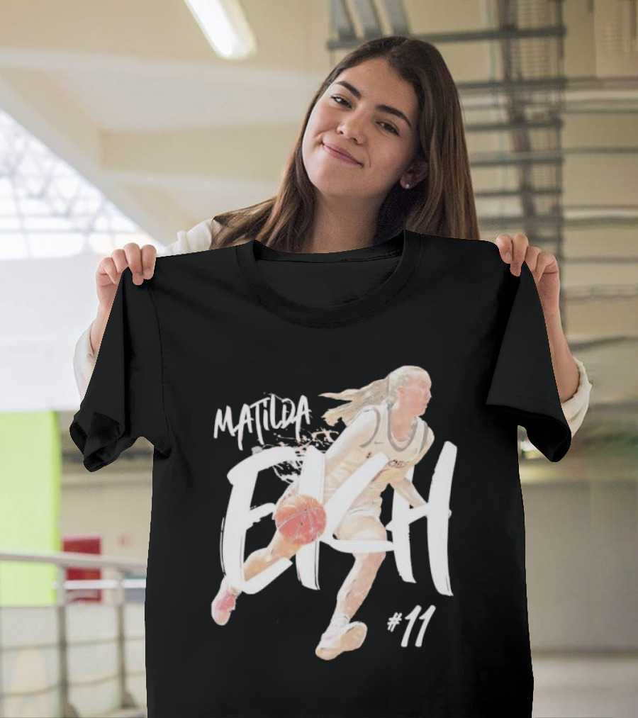 Matilda Ekh #11 Virginia Tech Hokies Basketball Player T-Shirt