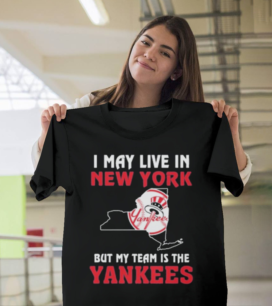 New York Map Design Yankees 2024 Fan T-Shirt
