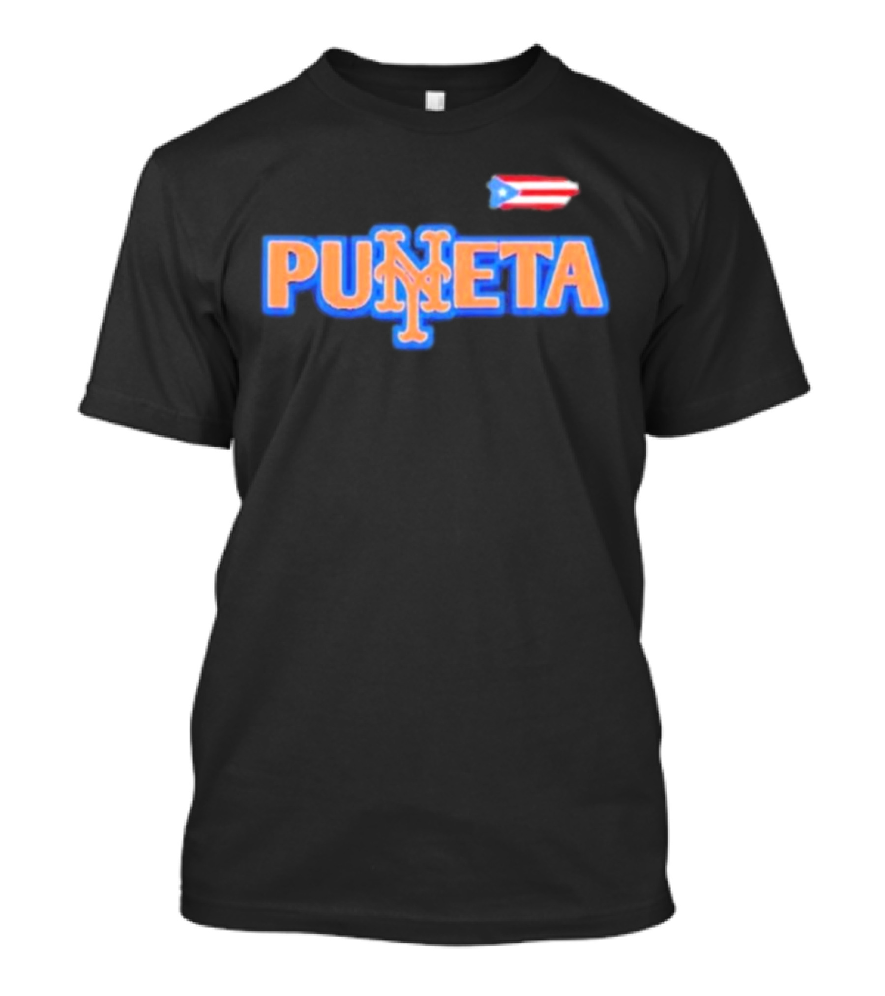 New York Mets Puñeta Puerto Rico Flag T-Shirt