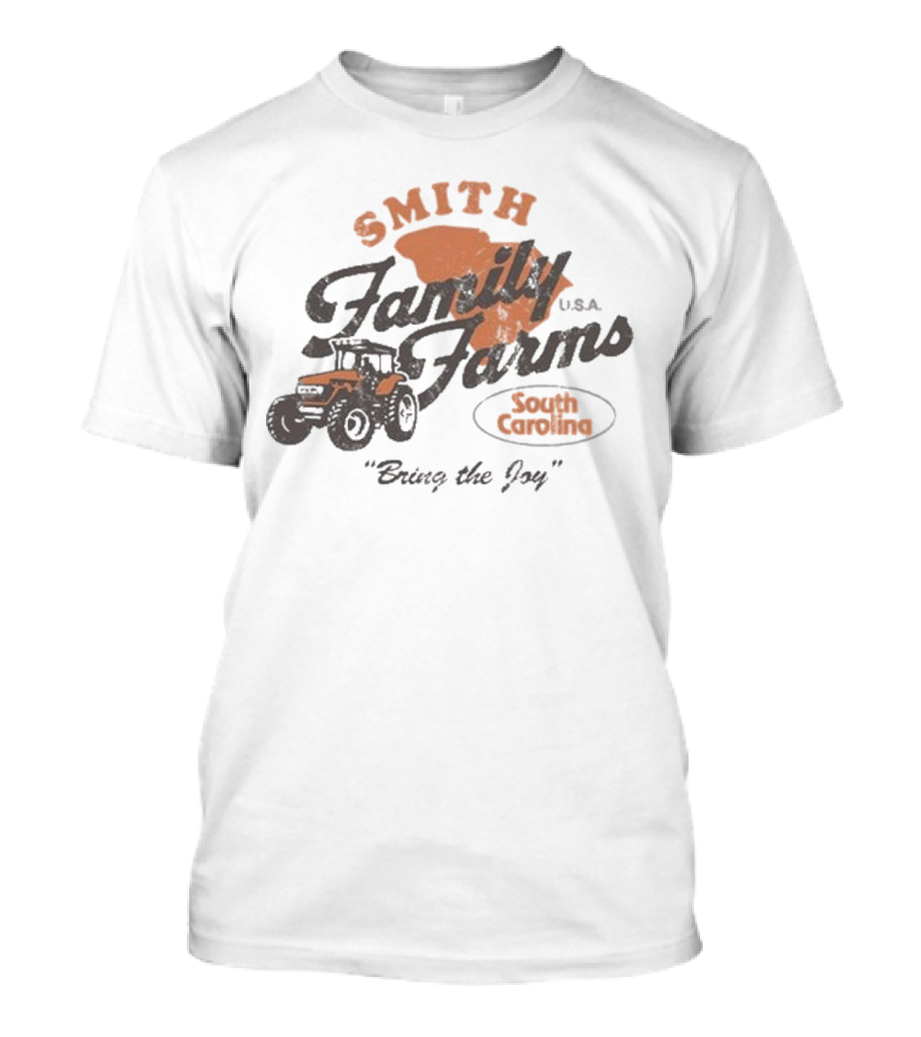 Smith Family Farms USA Bring The Joy South Carolina Tractor T-Shirt