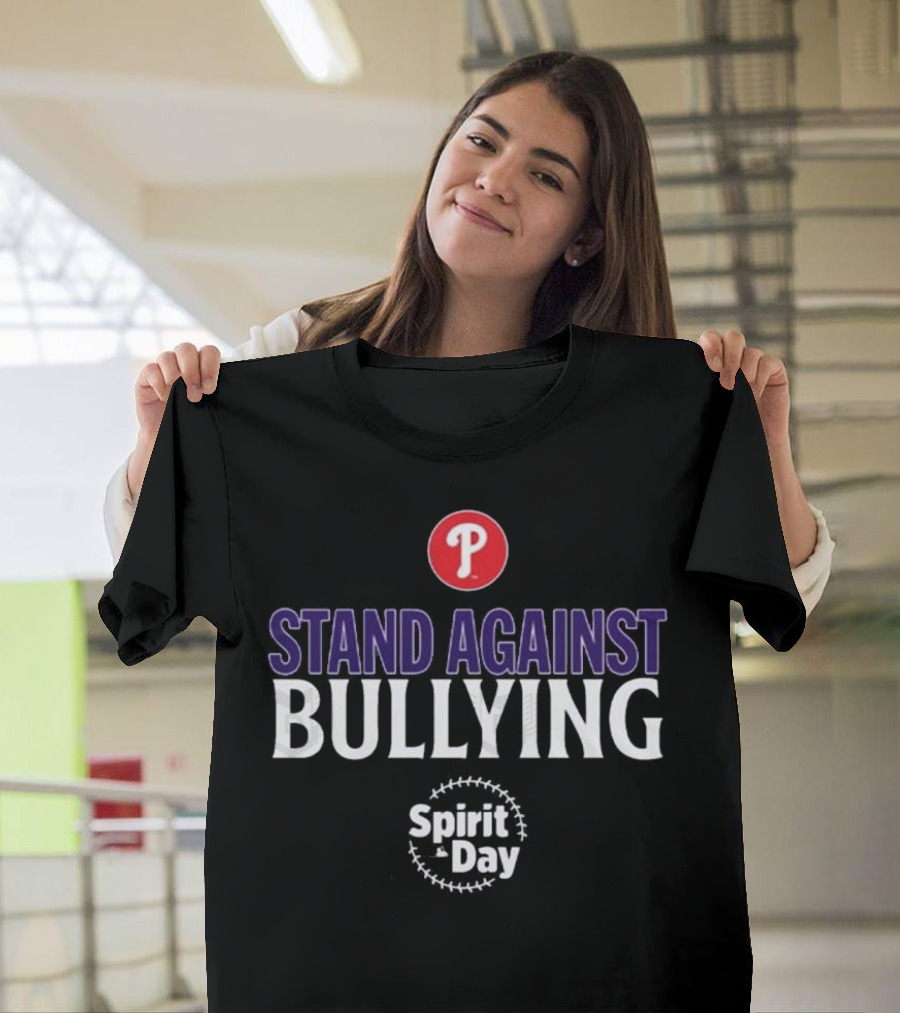 Philadelphia Phillies Stand Against Bullying Spirit Day T-Shirt