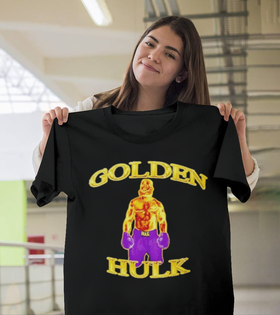 Golden Hulk Boxing Champion Ariel Perez T-Shirt
