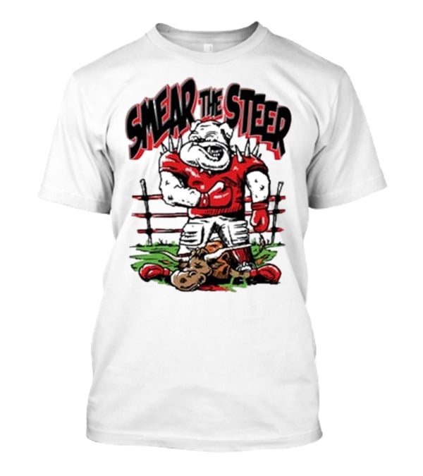 Georgia Bulldog Smear The Steer T-Shirt